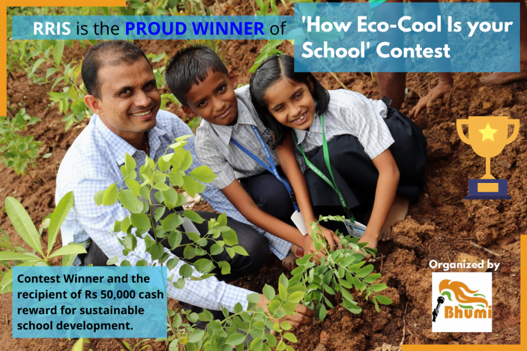 National Afforestation And Eco Development Board Bhumi NGO – How Eco-cool is your school contest – RRIS – THE HAPPY SCHOOL